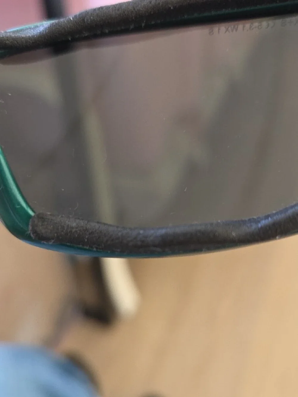 Harley-Davidson Black and Green Wrap Sunglasses